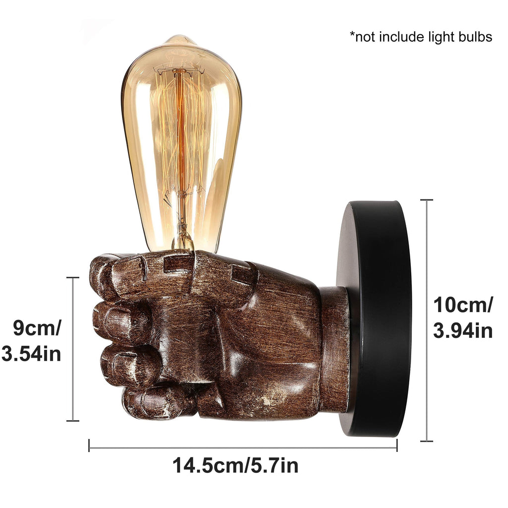 Sculptural Hand Wall Light