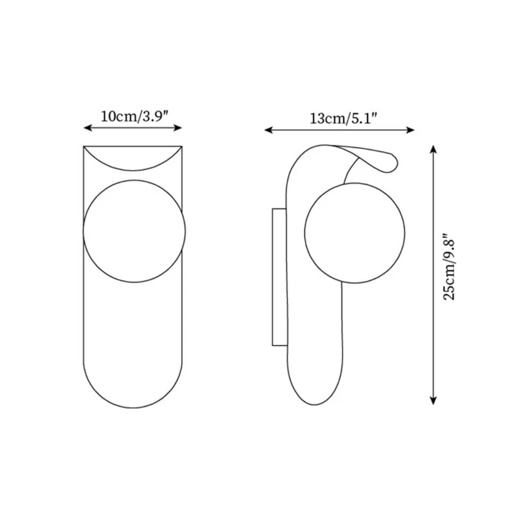 Icar Scandinavian Wooden Wall Light