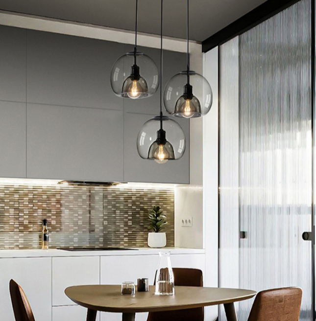 SKQ glass pendant lights
